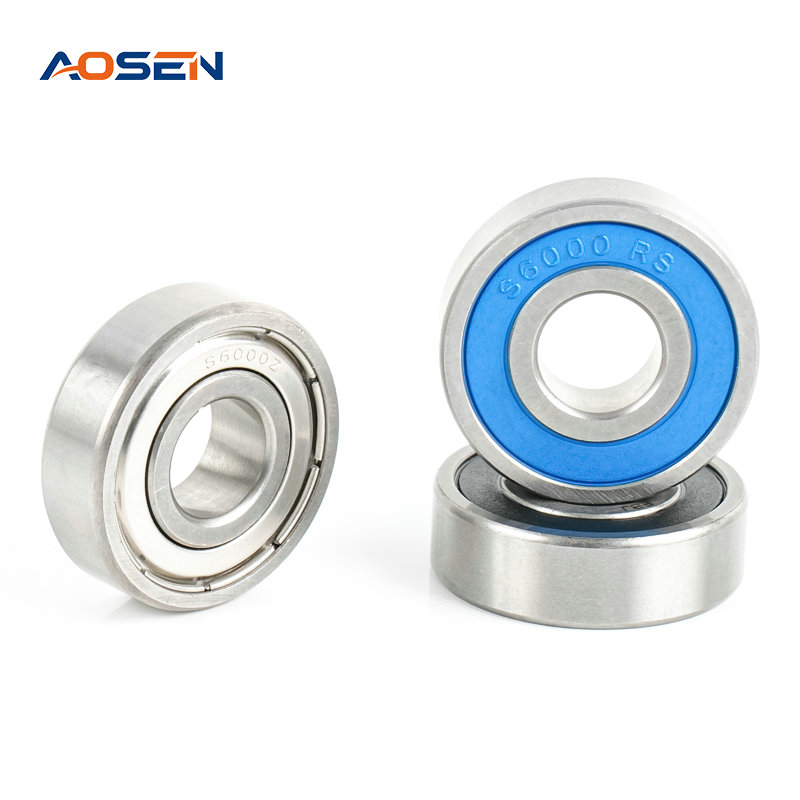 SS 6000 ZZ/2RS paslanmaz çelik sabit bilyalı rulmanlar